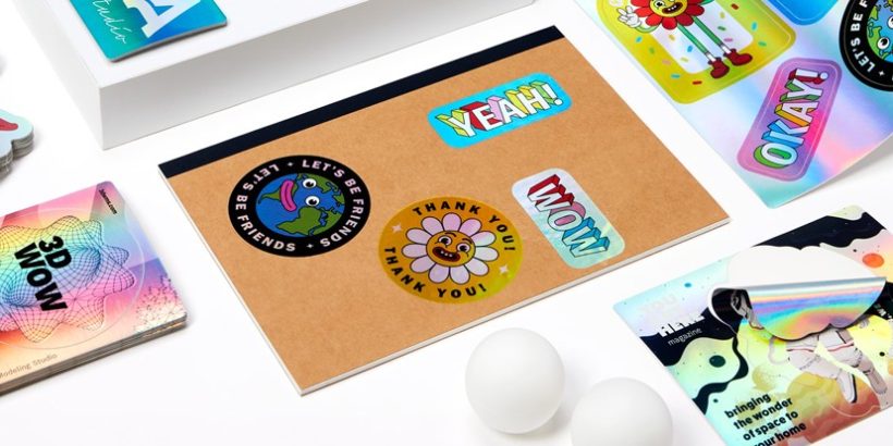 Custom Holographic Stickers: Premium Shine Branding Solution